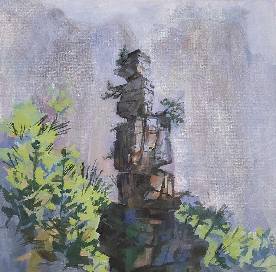 Stack of Karst Rocks