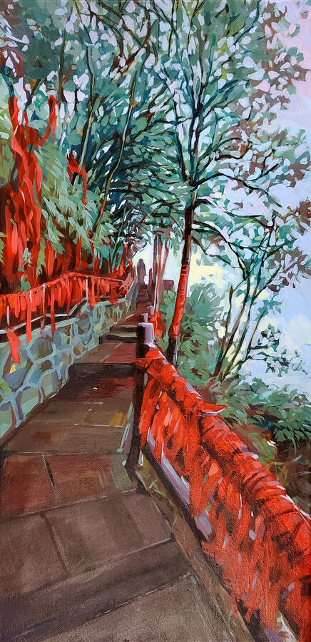 Cliffside of Wishes On Sky Mountain